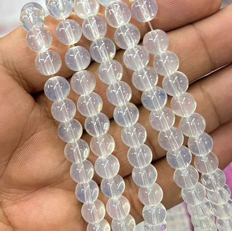 Transparent Glass Beads - 8 mm