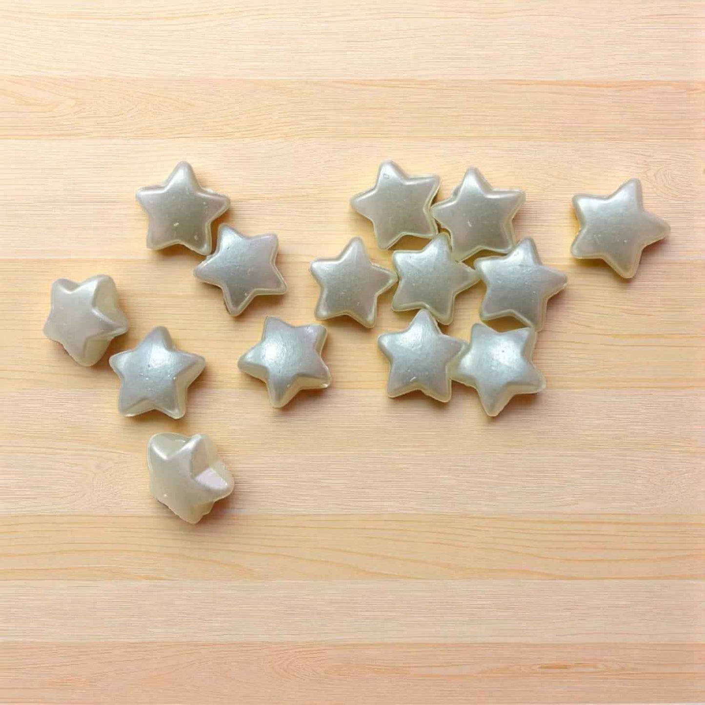 Acrylic Star Beads - 10 gms