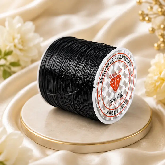 Black Strong & Stretch Elastic Cord