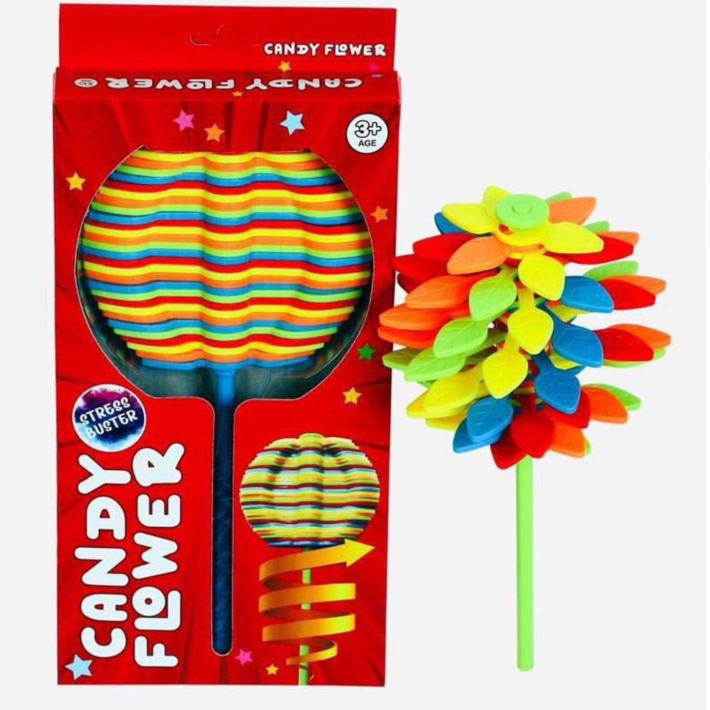 Spinning Candy Flower Toy for Kids - Stress Relief Toy