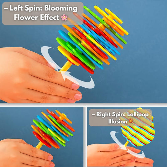 Spinning Candy Flower Toy for Kids - Stress Relief Toy