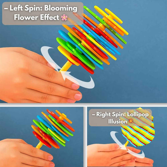 Spinning Candy Flower Toy for Kids - Stress Relief Toy