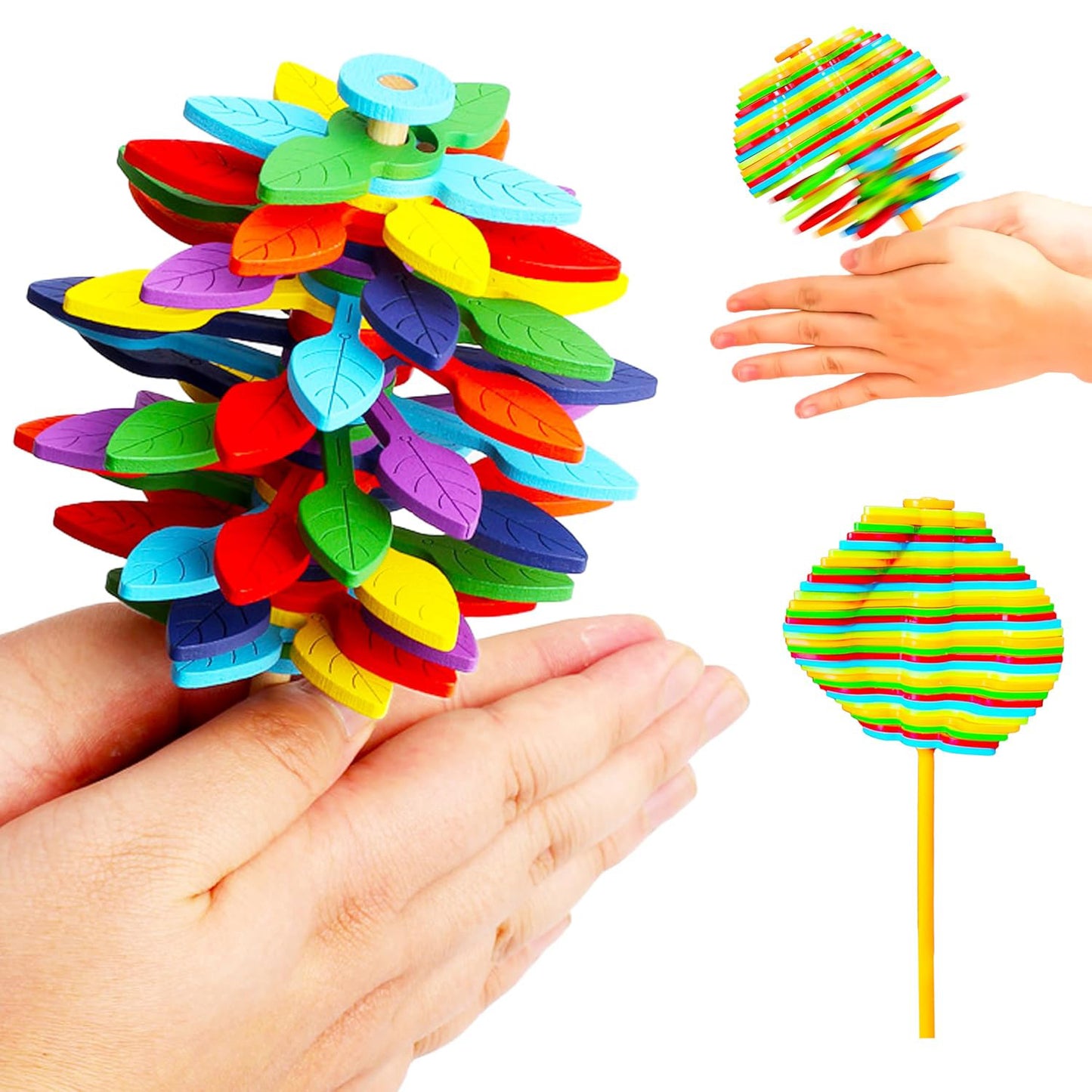 Spinning Candy Flower Toy for Kids - Stress Relief Toy
