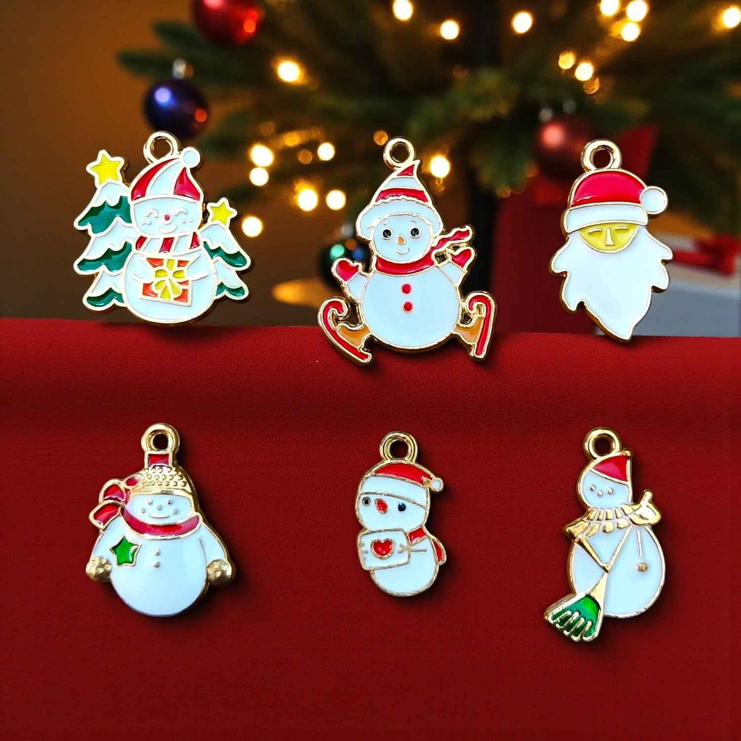 Christmas Snowman Charms