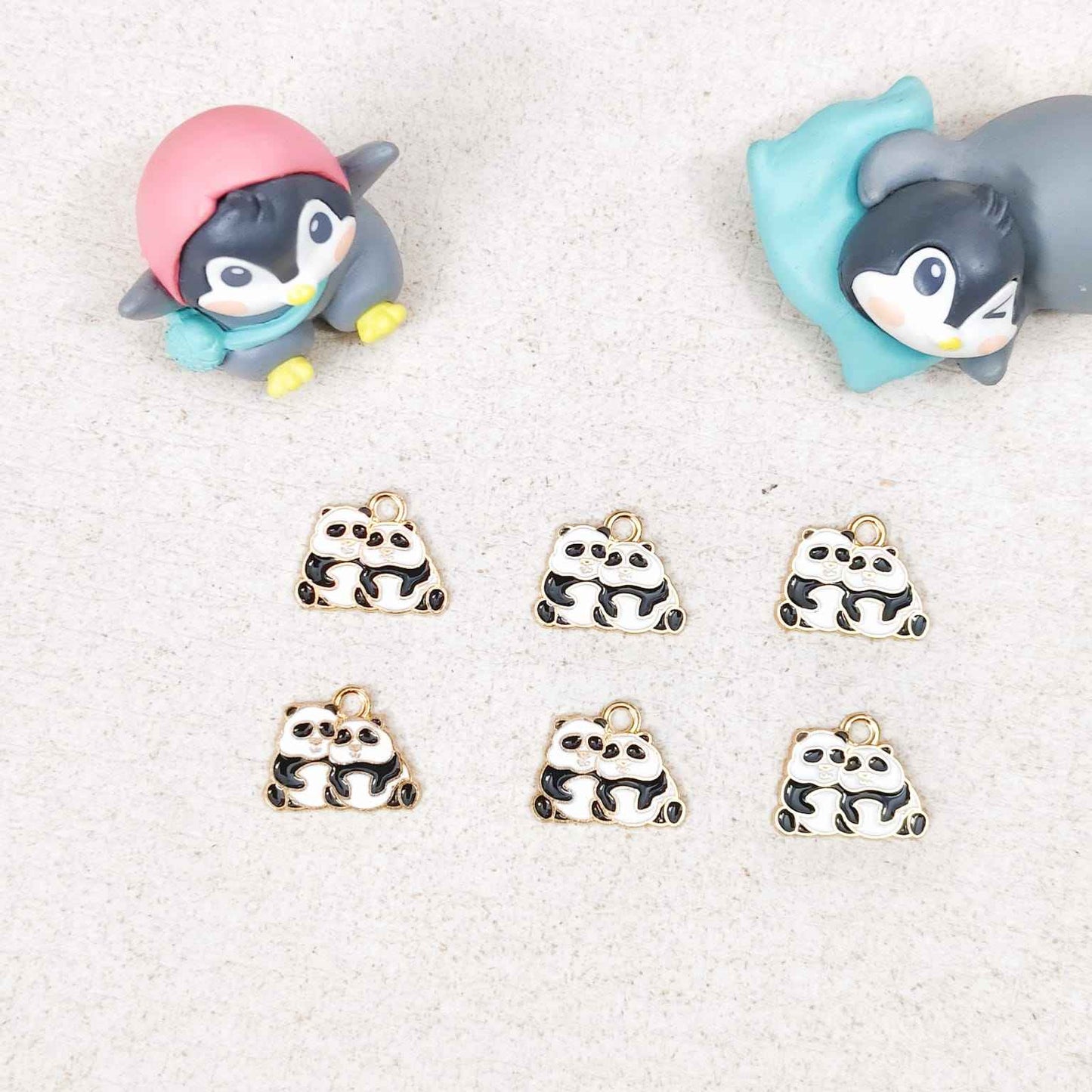 Couple Panda Charms (Type 3) - 1 Pc