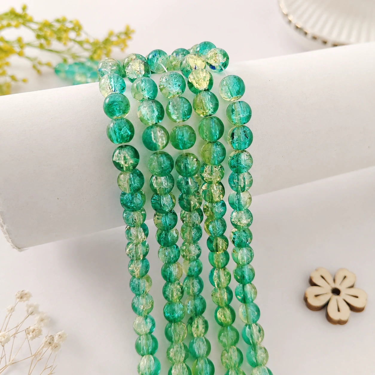 Crackle Beads 8mm - EFCCRM0068