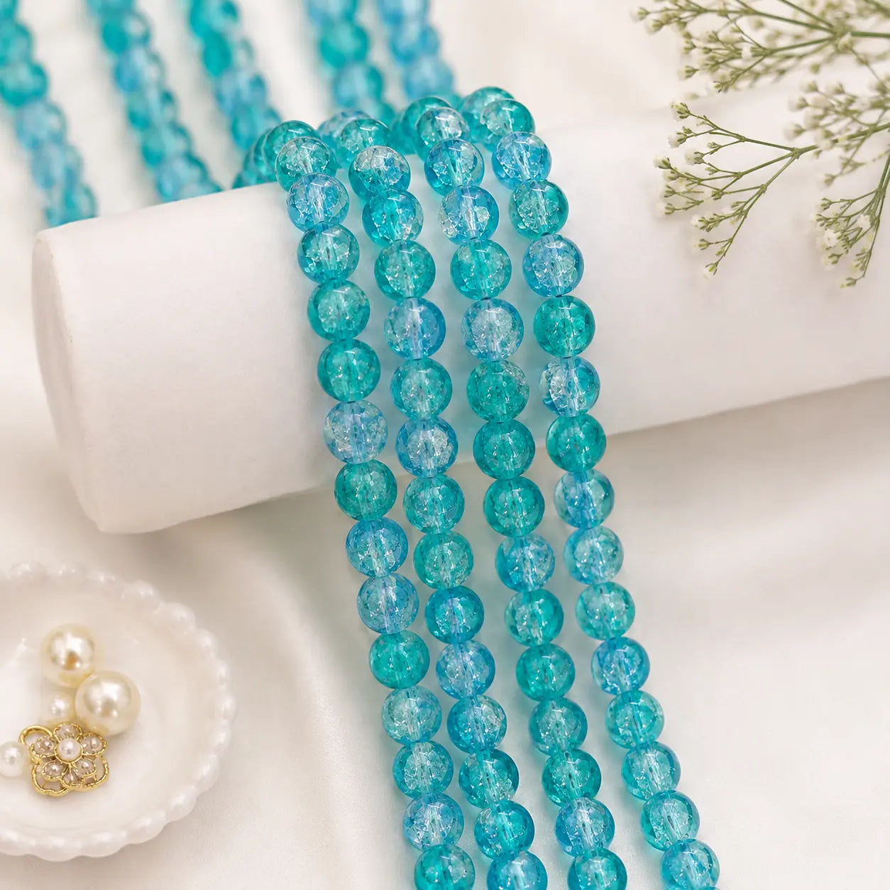 Crackle Beads 8mm - EFCCRM0080