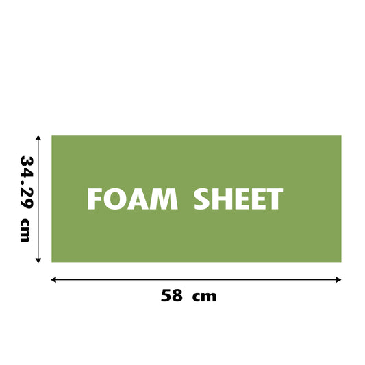 Foamiran Sheet - Olive Green