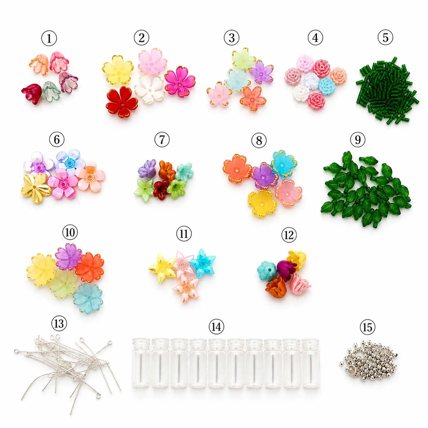 Glass Flower Bouquet Making Kit