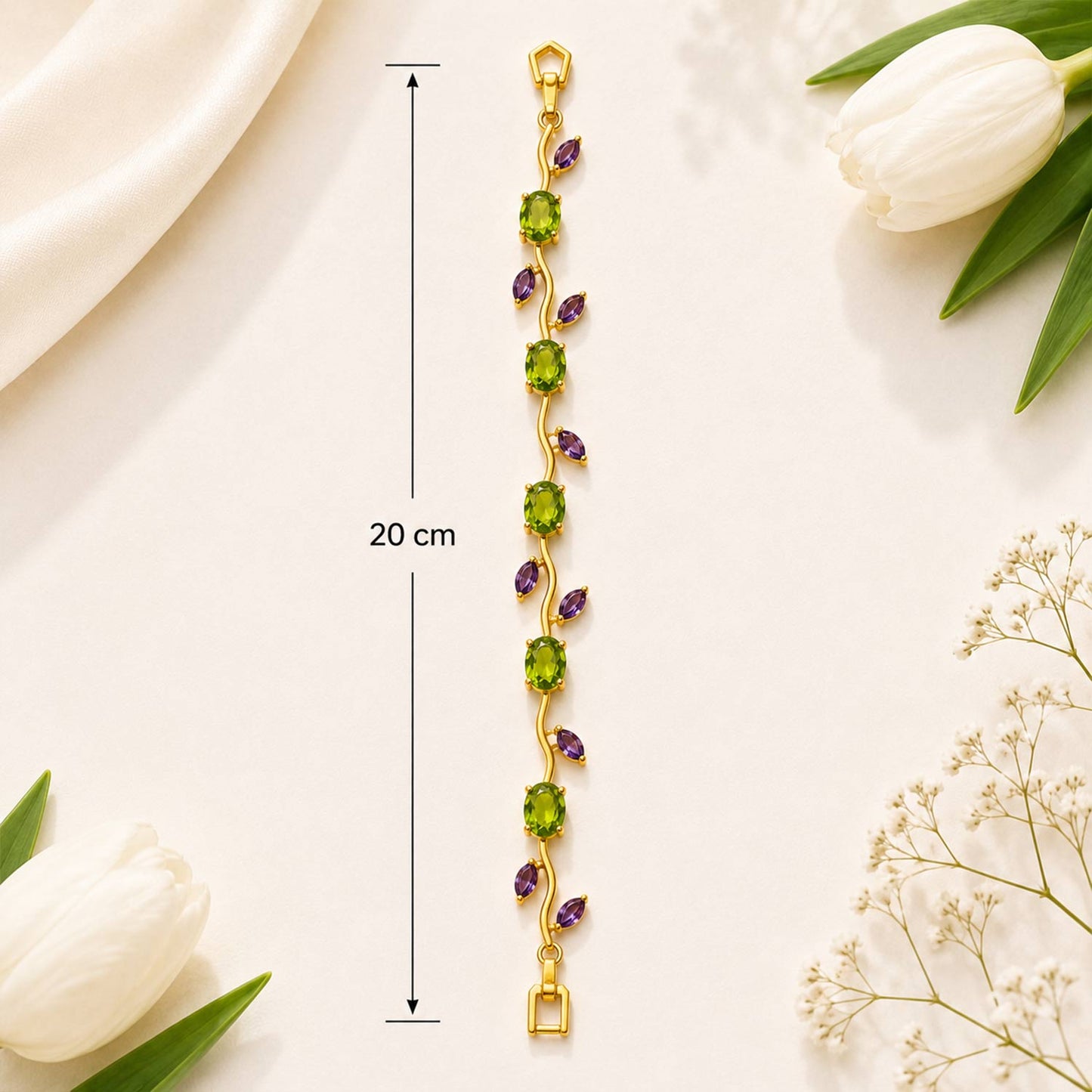 Tulip Bracelet - Green