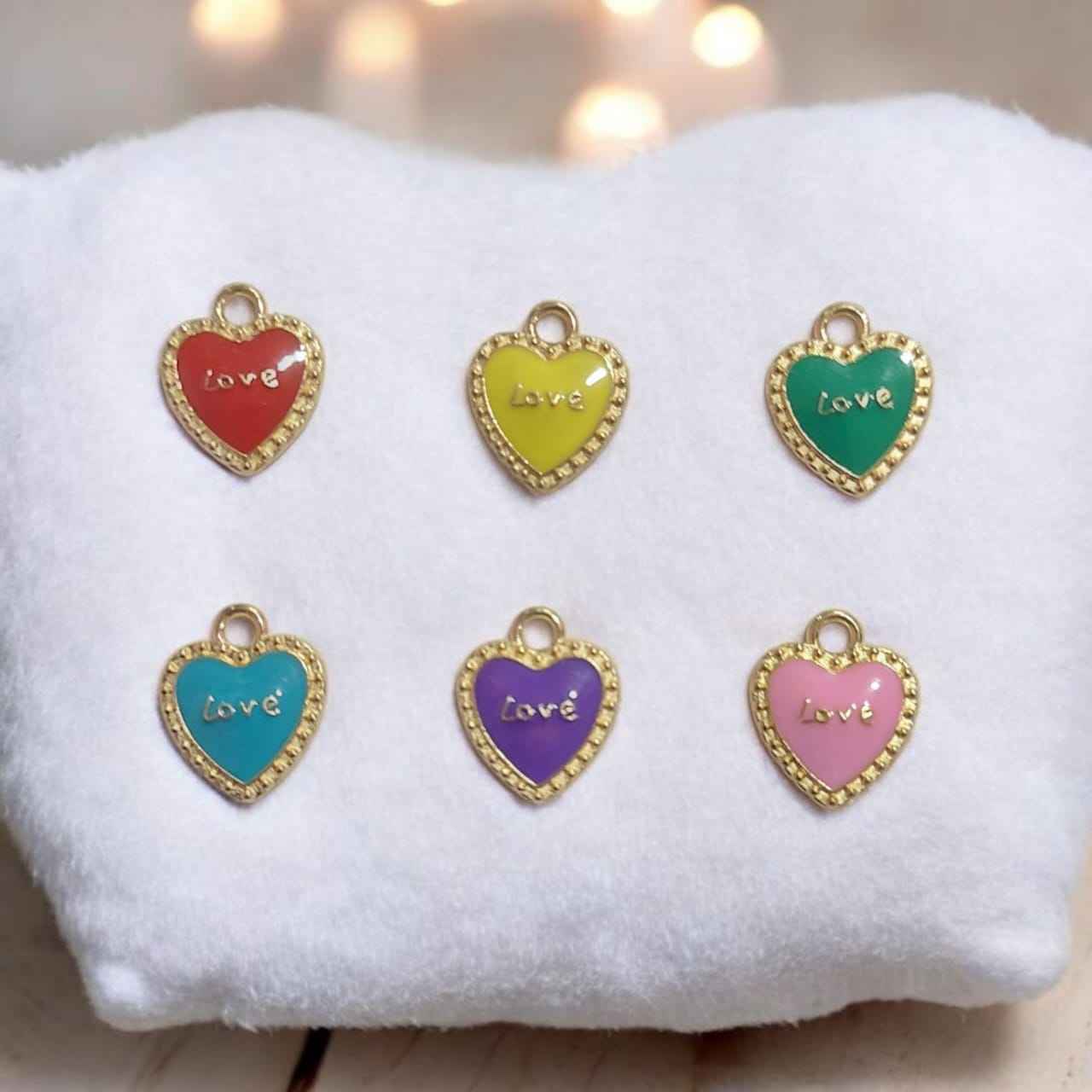 Colorful Heart with Love word