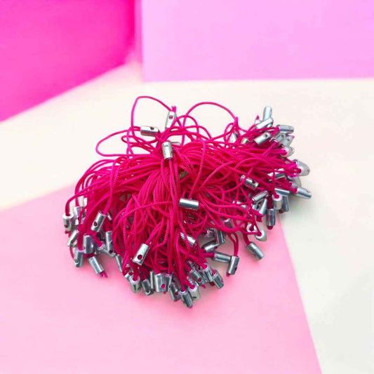 Phone Charm String - Dark Pink