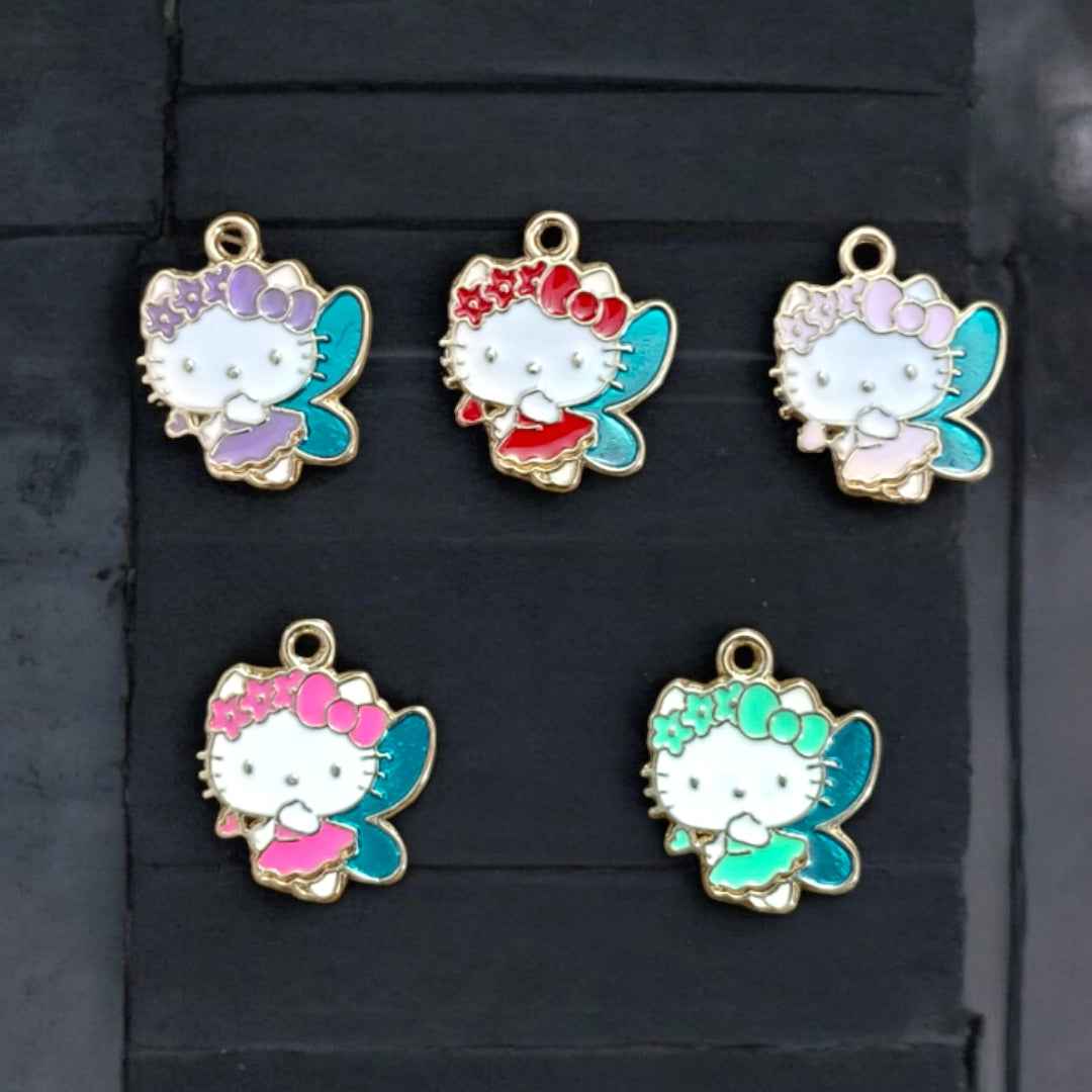 Kitty with Wings Charm