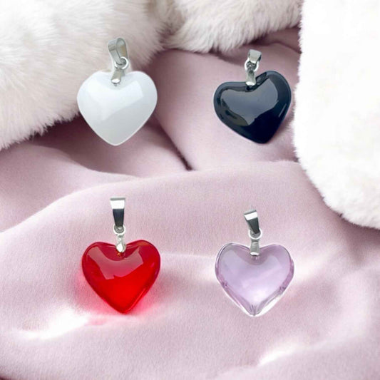 Premium Glossy Glass Heart | Valentine Special