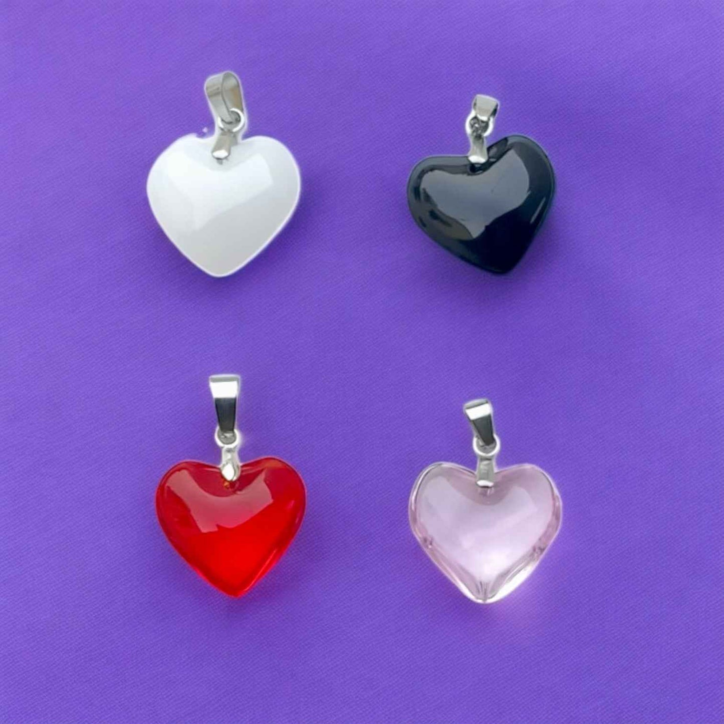 Premium Glossy Glass Heart | Valentine Special