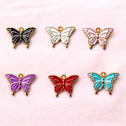 Metal Butterfly Charm