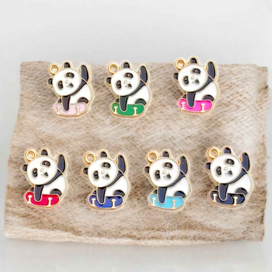 Skating Board Panda Charm
