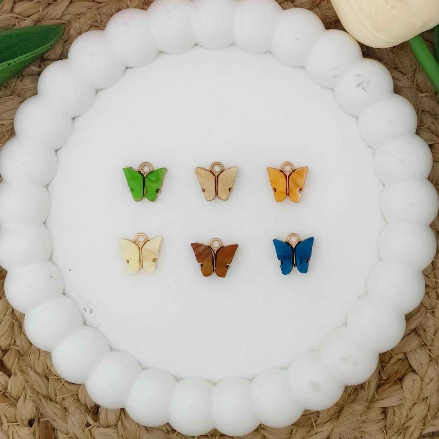 Jelly Butterfly Charms (Type II) - 1 Pc