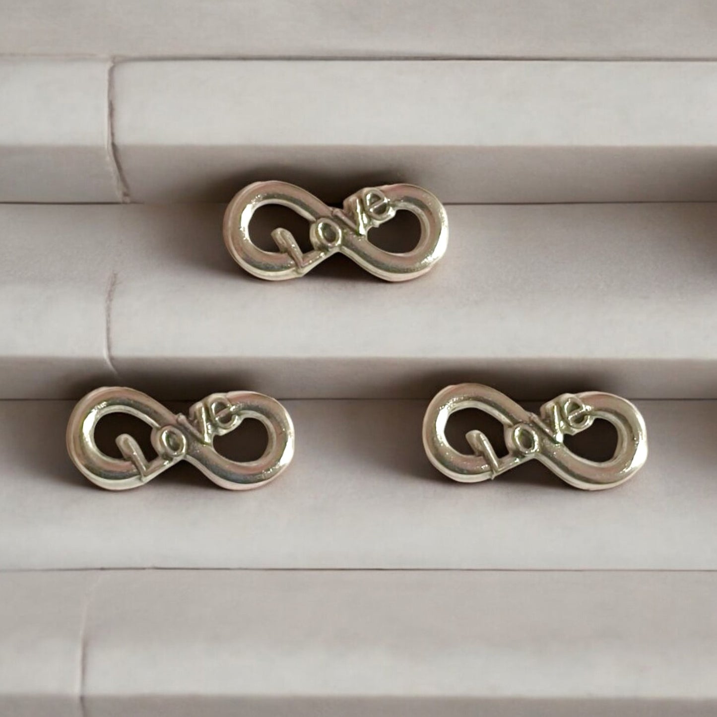 Love Infinity Silver charms - 1 PC