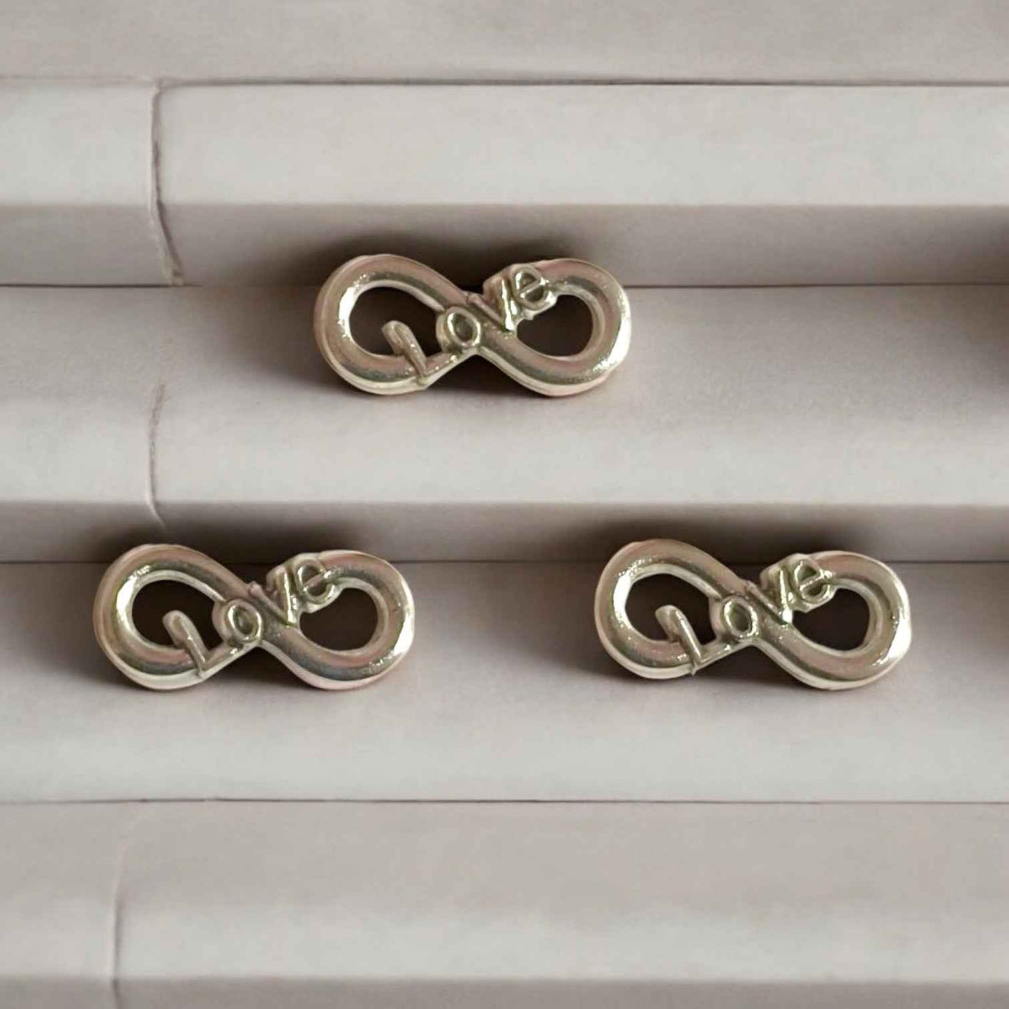 Love Infinity Silver charms - 1 PC