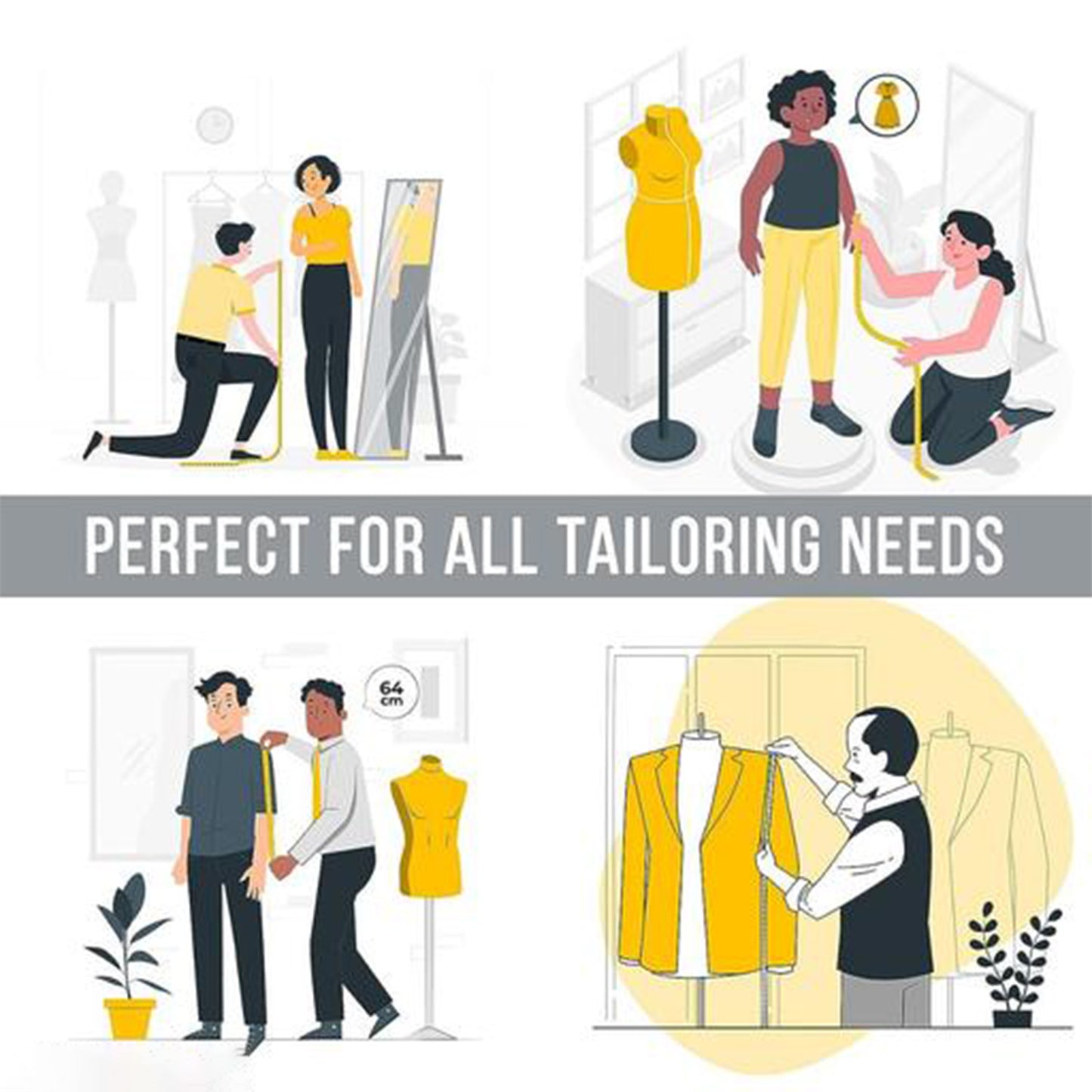 Measuring Inch Tape for Measurement for the body, Tailor, Sewing, Dress Making