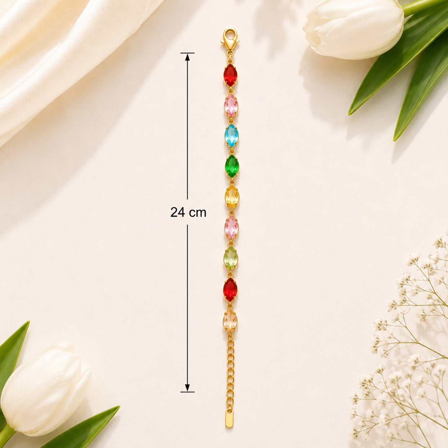 Luxury Anti-Tarnish Bracelet - Multicolor - Eva Fashion and Craft