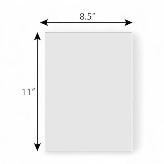 Clear OHP plastic sheet used for DIY crafts and stenciling