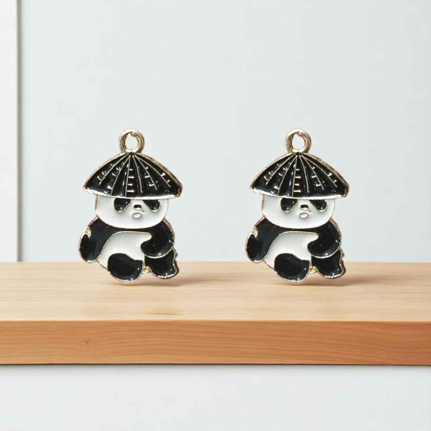 Panda Charm With Cap - 1 Pc