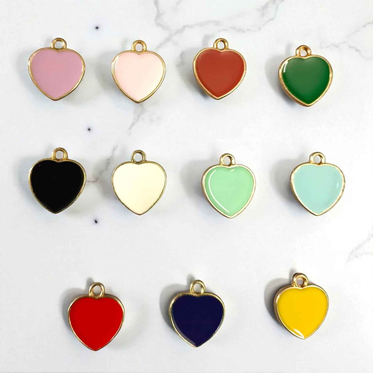 Plain Shiny Heart - 1 Pc