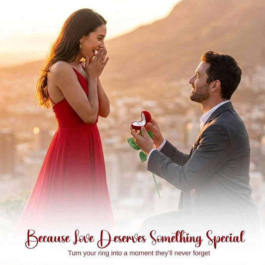 Rose Ring Holder Valentine Gift - 1 Pc