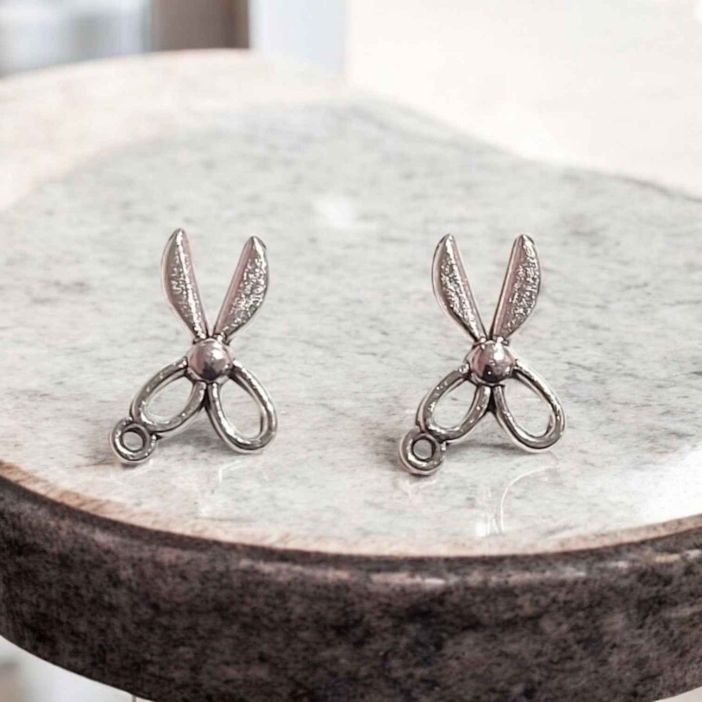 Scissors Silver Charm - 1 PC