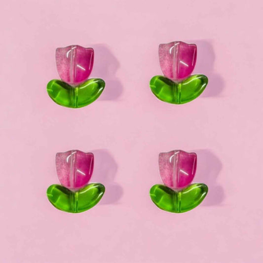Tulip Charm - Pink - 1 PC