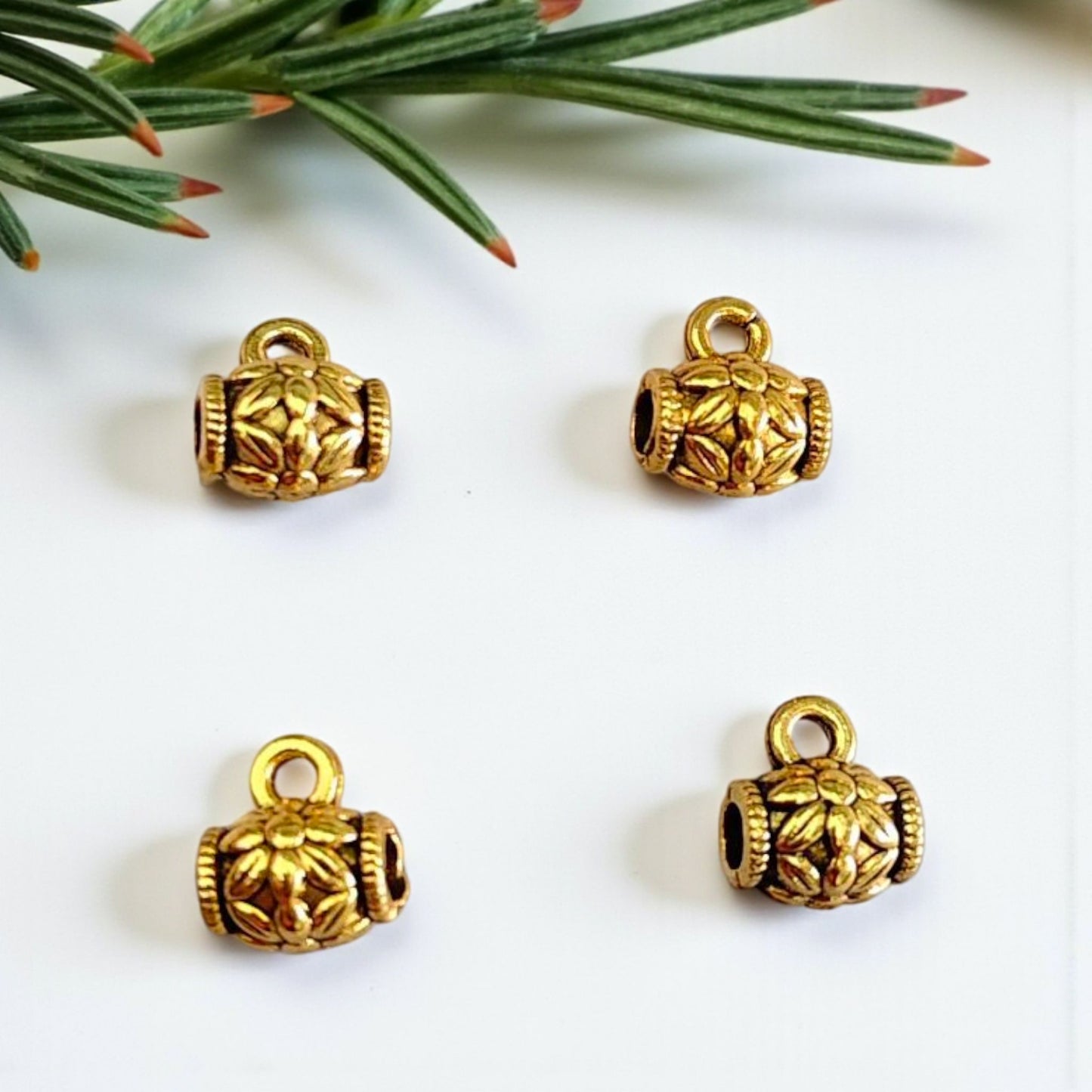 Gold Metal Spacer - 1 Pc