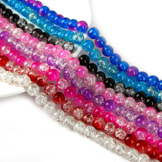 Crackle Beads for Bracelet and Jewelry Making
