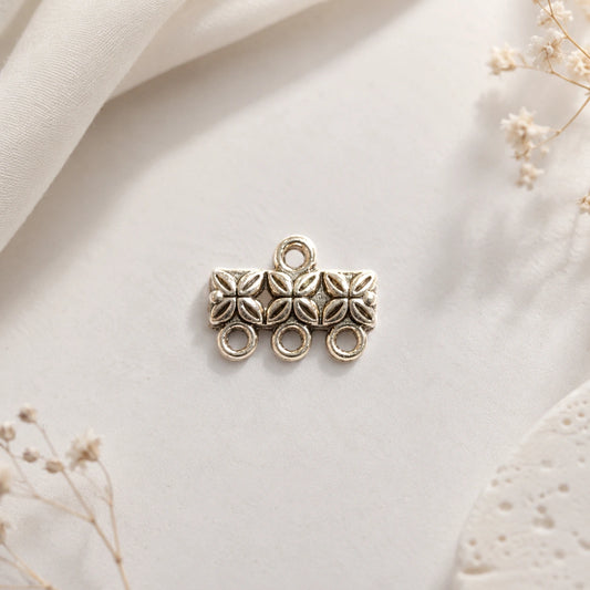 3 Hole Necklace Connector - 1 PC