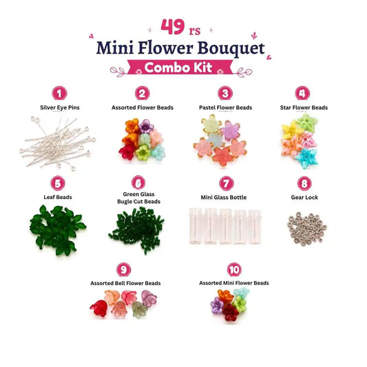 DIY Mini Flower Bouquet Kit | ₹49