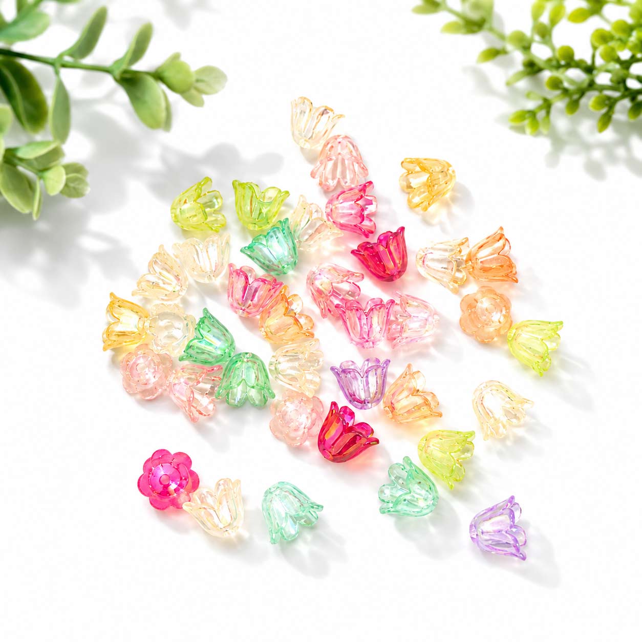 Acrylic Flower Buds Caps
