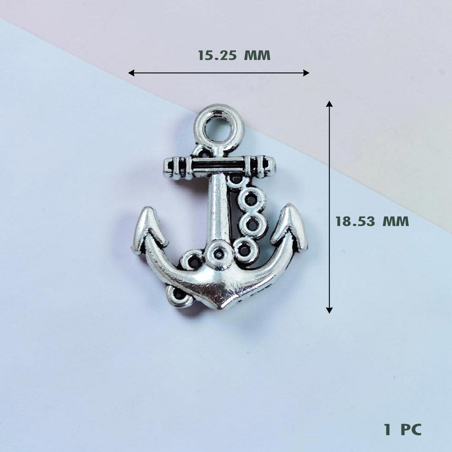 Anchor Silver Metal Charms