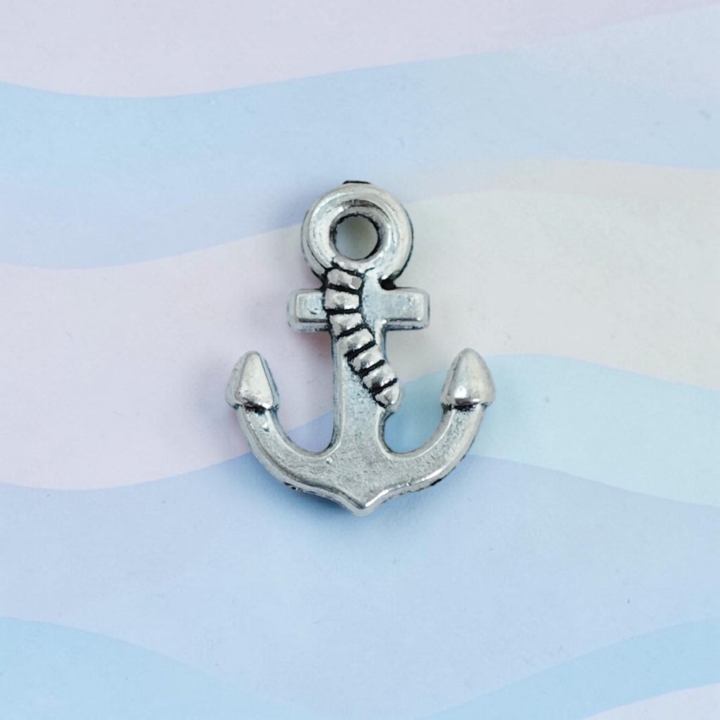 Anchor Chain Silver Metal Charms