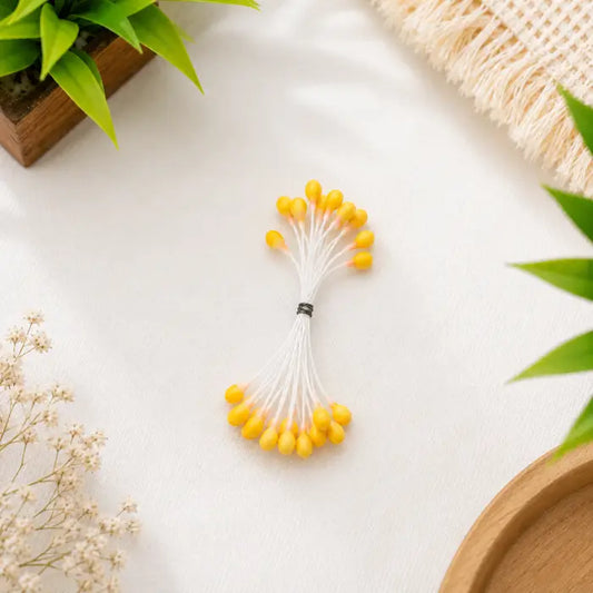 Artificial Flower Stamens - Orange