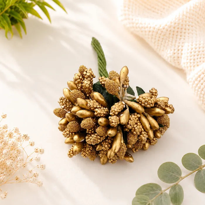 Artificial Pollen Flowers - Gold