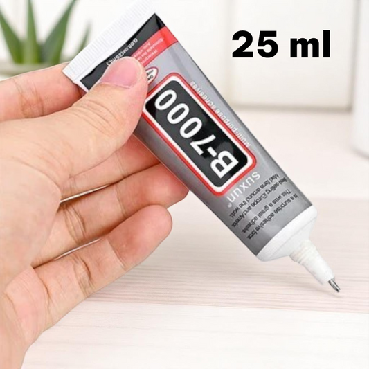 B7000 glue for strong, flexible bonding. Perfect for jewelry, beads, phone repairs, and DIY crafts. Fast-drying and clear adhesive