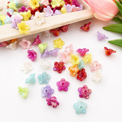 Bell Flower Spacer Bead Caps