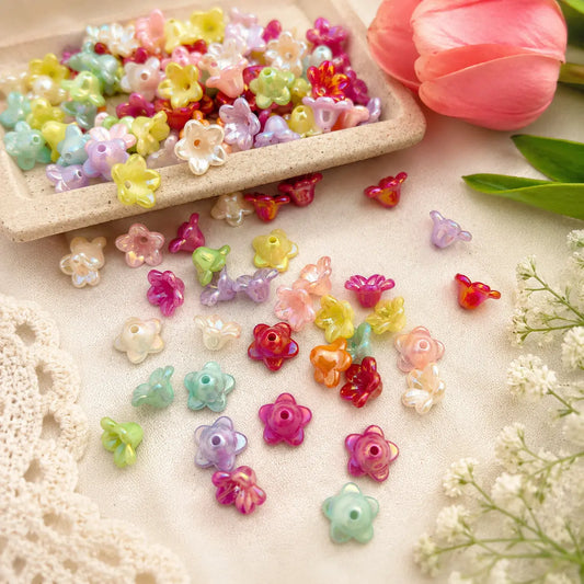 Bell Flower Spacer Bead Caps