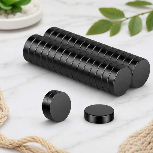Black Neodymium Disc Magnet for Crafts, Fridge & Jewelry Making