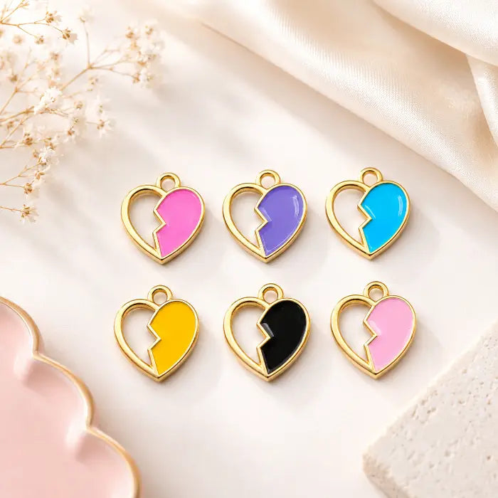Broken Heart Charms