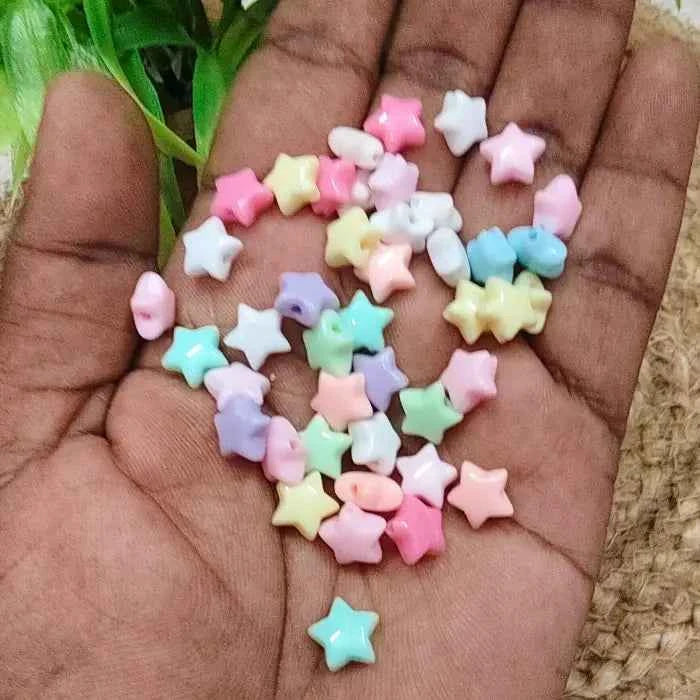 Candy Color Acrylic Star Beads
