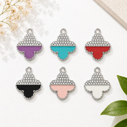 Clover Stone Charm