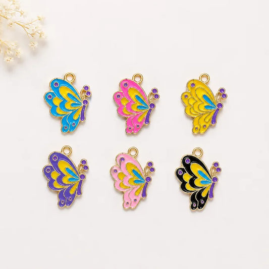 Colourful Butterfly Charms