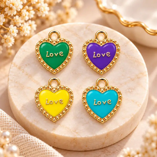 Colorful Heart with Love word